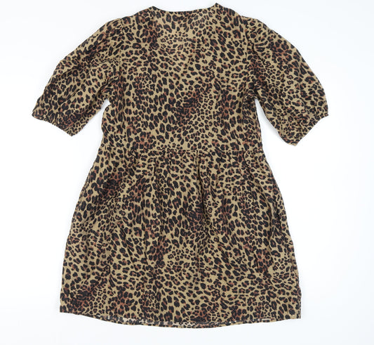 Marks and Spencer Women's Leopard Print Dress Size 10