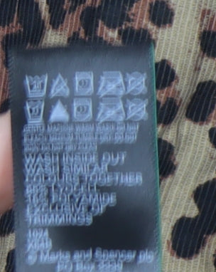 Marks and Spencer Women's Leopard Print Dress Size 10