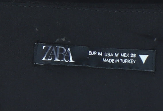 Zara Women’s Black Bodysuit M Sleeveless Party Chic