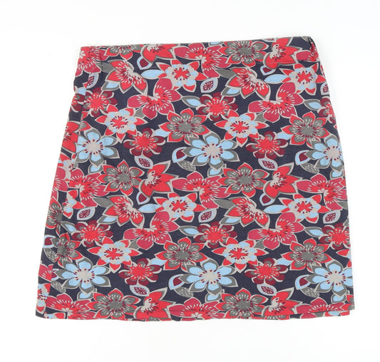 Debenhams Women's Floral Multicoloured Skirt - Size 16