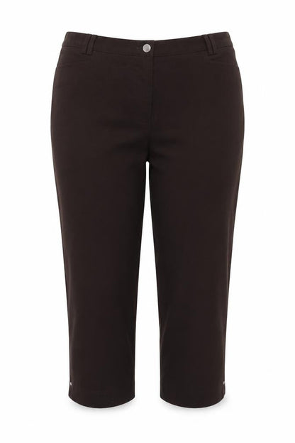 COSMA Women's Black Trousers, Size 28 - Classic Style