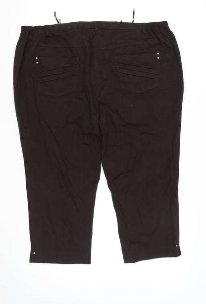 COSMA Women's Black Trousers, Size 28 - Classic Style