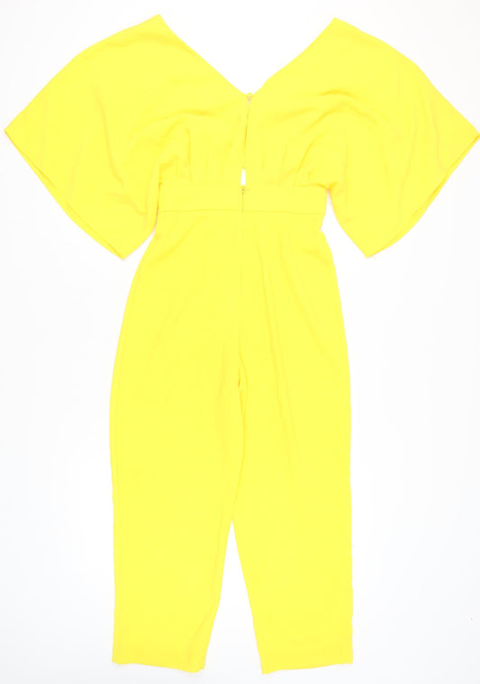 Womens UK Size 8 ASOS One-Piece Yellow Jumpsuit