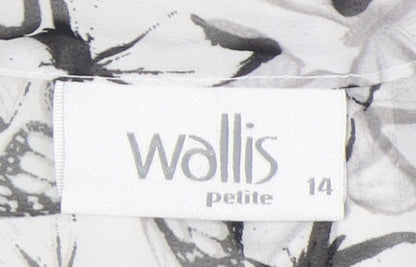 Womens UK Size 14 Wallis White Wrap