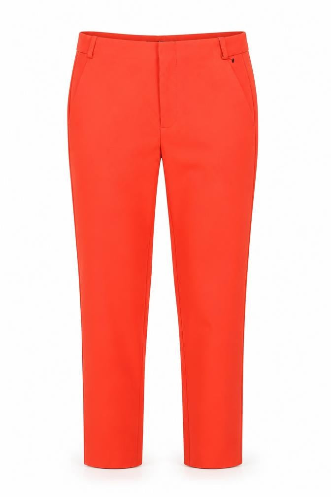 Womens UK Size 6 Zara Regular Fit  Red Trousers