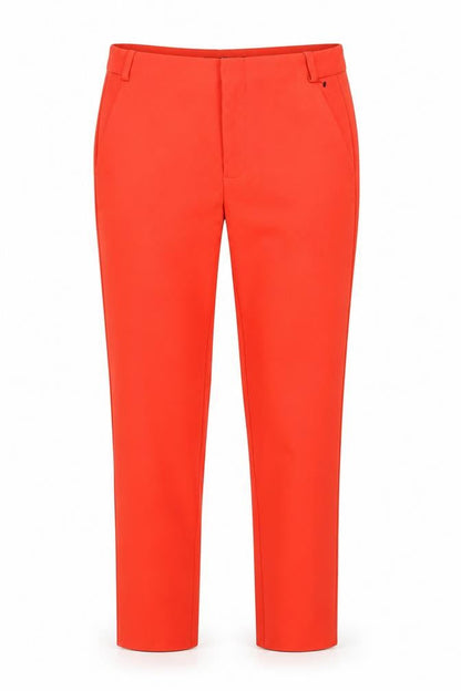 Womens UK Size 6 Zara Regular Fit  Red Trousers