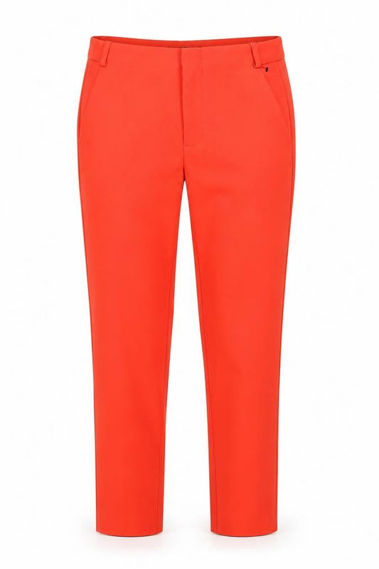 Womens UK Size 6 Zara Regular Fit  Red Trousers