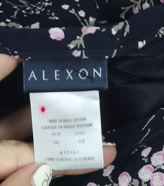 Alexon Women's Multicoloured Floral Midi Skirt, Size 16