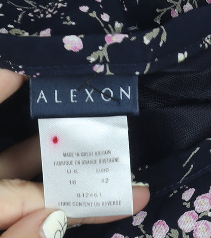 Alexon Women's Multicoloured Floral Midi Skirt, Size 16