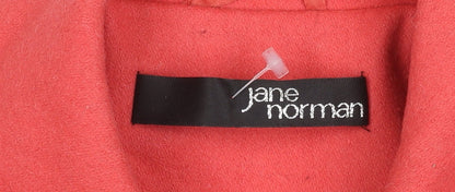 Jane Norman Women's Red Trench Coat Size 12