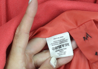 Jane Norman Women's Red Trench Coat Size 12