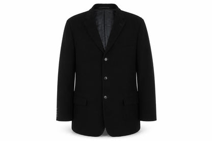 Mens UK Size L Dehavilland Black Overcoat