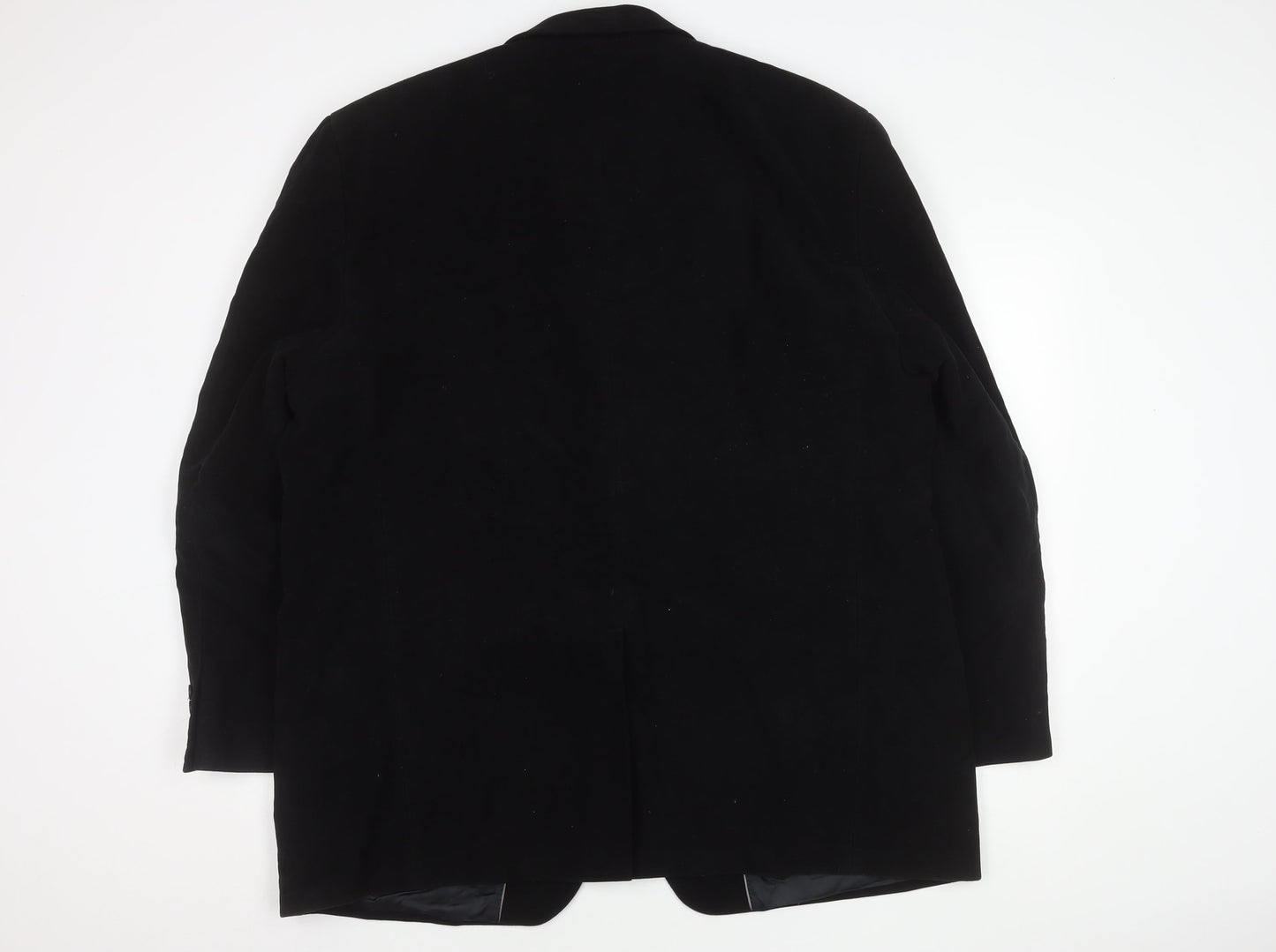 Mens UK Size L Dehavilland Black Overcoat