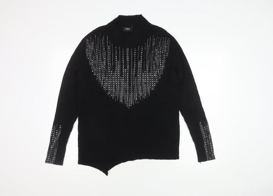 Womens UK Size XL Klass Black Tunic Jumper