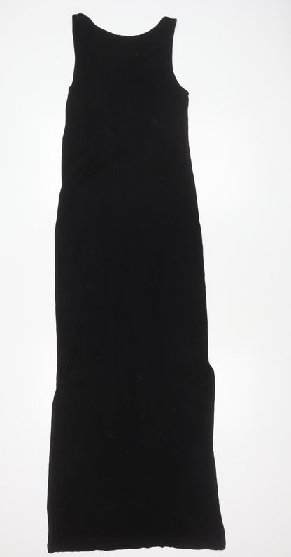 Warehouse Women's Black Long Tank Dress Size 12