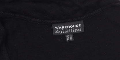 Warehouse Women's Black Long Tank Dress Size 12
