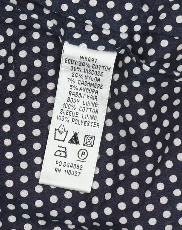 Boden Women's Red Blazer Size 10 Polka Dot Lined