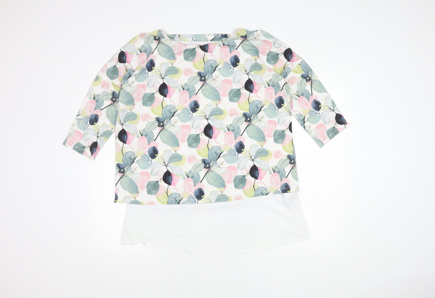 Womens UK Size 16 Phase Eight Multicoloured Basic Blouse