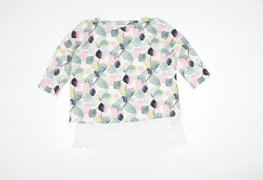 Womens UK Size 16 Phase Eight Multicoloured Basic Blouse