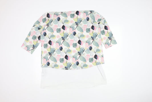 Womens UK Size 16 Phase Eight Multicoloured Basic Blouse