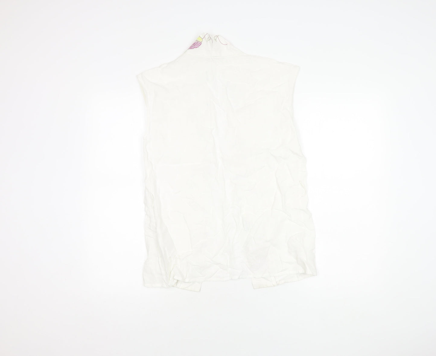 Womens UK Size 10 Whistles White Tunic Blouse