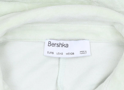 Bershka Women's Green Short Sleeve Playsuit S