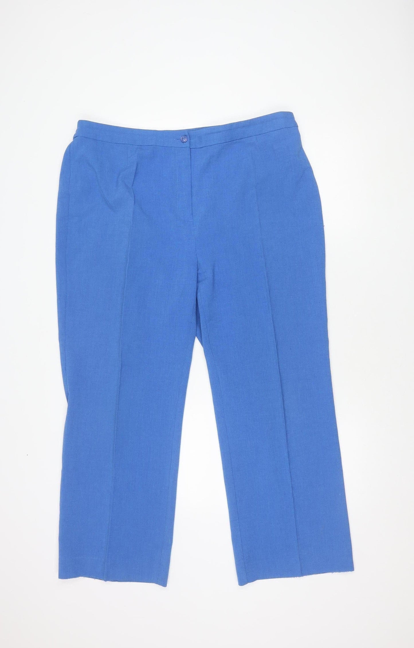 EWM Pure Classics Women's Blue Cropped Trousers