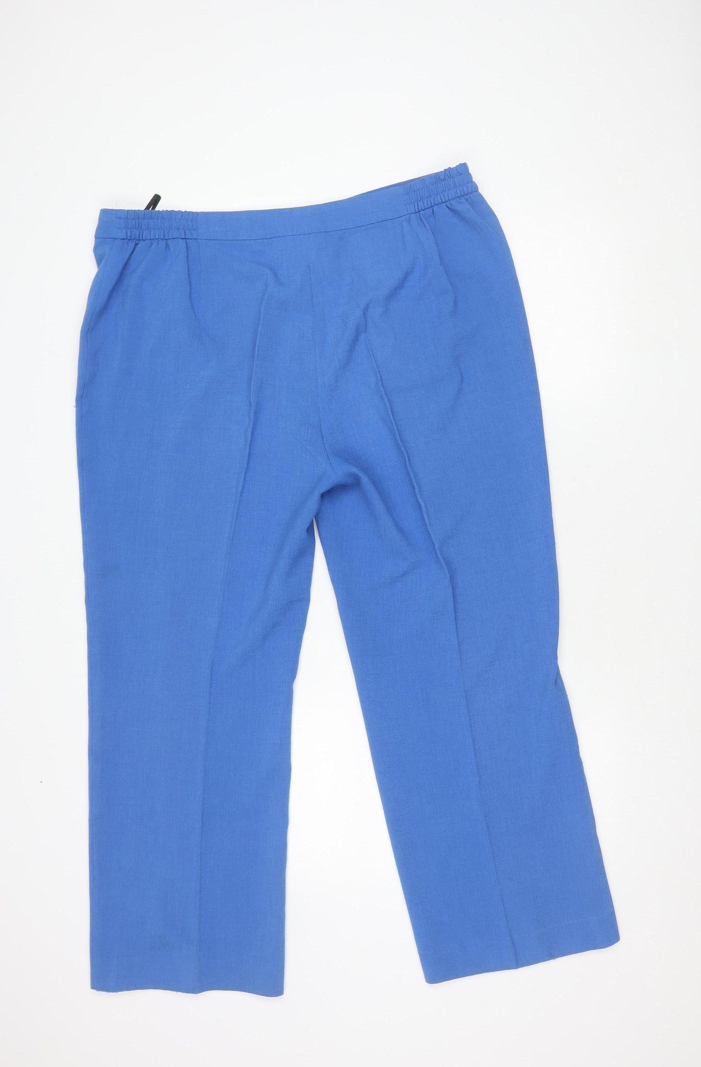 EWM Pure Classics Women's Blue Cropped Trousers