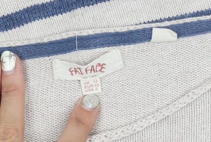 Womens UK Size 12 Fat Face Multicoloured Pullover Jumper