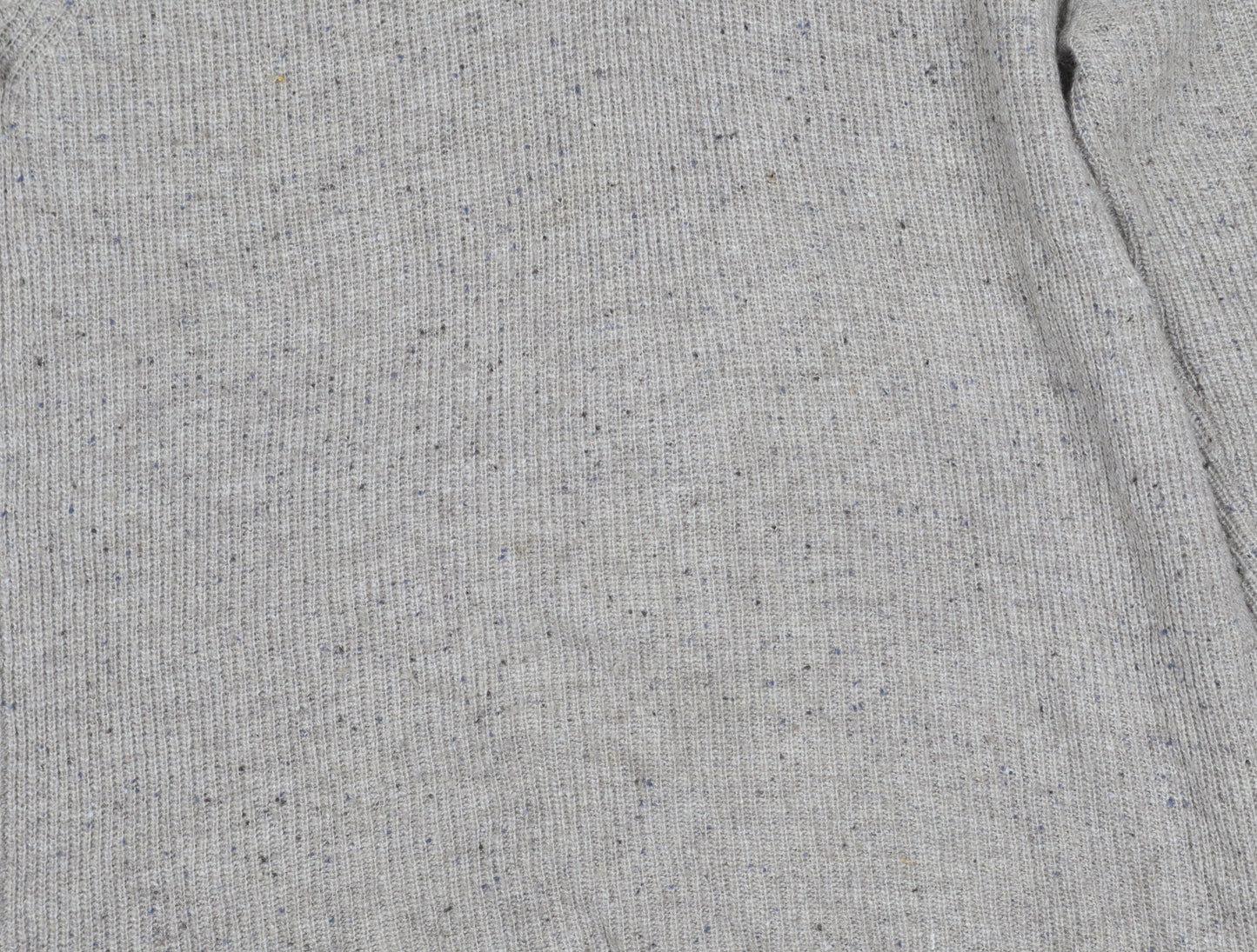 Mantaray Men's Beige Pullover Jumper, L, High Neck, 1/2 Zip