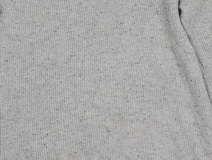 Mantaray Men's Beige Pullover Jumper, L, High Neck, 1/2 Zip