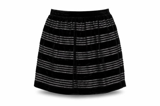 Womens UK Size 14 Jack Wills A-Line Velvet Skirt