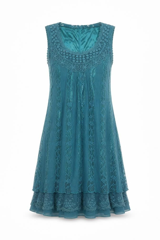 Izabel London Women's Blue Lace Dress Size 12