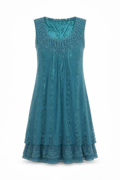 Izabel London Women's Blue Lace Dress Size 12