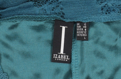 Izabel London Women's Blue Lace Dress Size 12