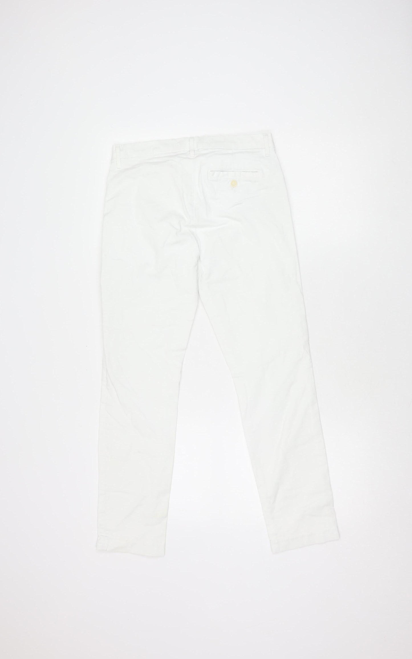 Womens UK Size 26 J Brand Slim Fit Casual White Trousers