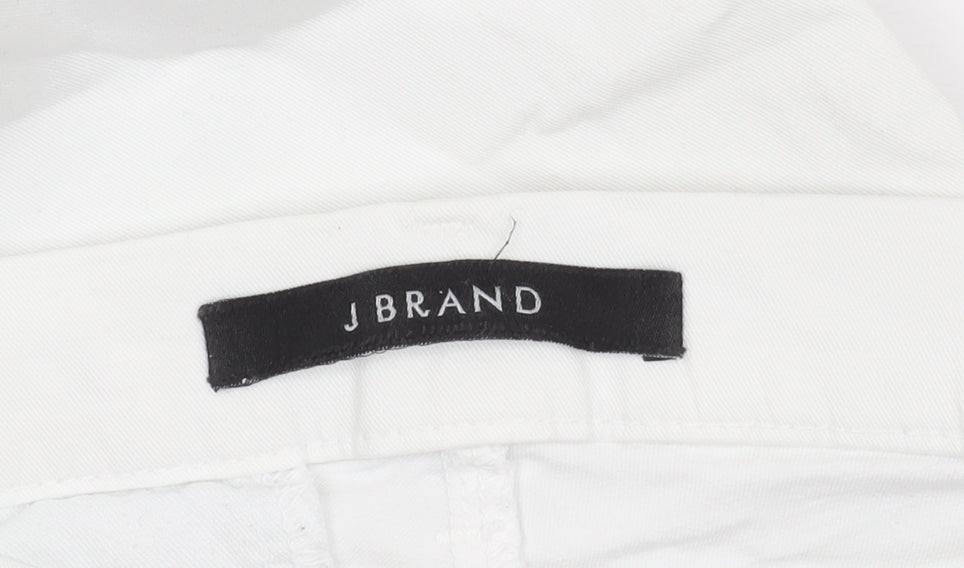 Womens UK Size 26 J Brand Slim Fit Casual White Trousers