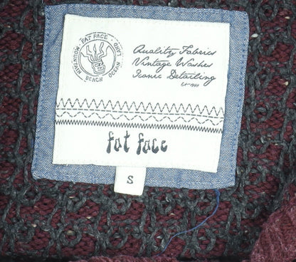 Fat Face Men's Red Wool Pullover Jumper Size S