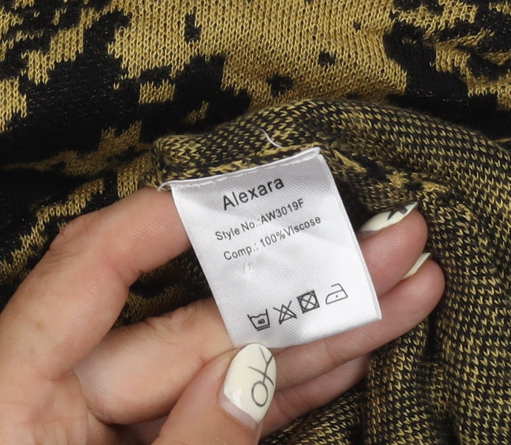 Womens UK Size L Alexara Multicoloured Pullover Jumper