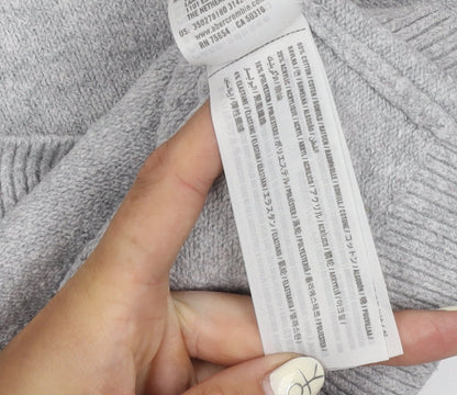 Womens UK Size S Hollister Grey Pullover Jumper