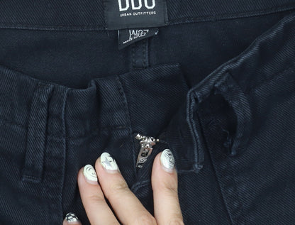 BDG Women's Black Cargo Trousers Size 8