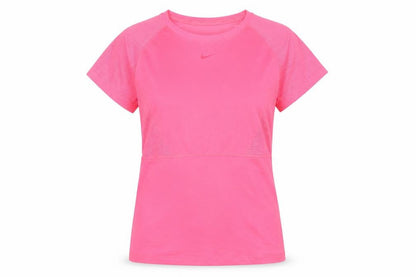 Womens UK Size M Nike Pink Gym & Training Running & Jogging Yoga T-Shirt