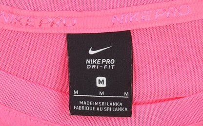 Nike Women's Pink Short Sleeve Active T-Shirt M