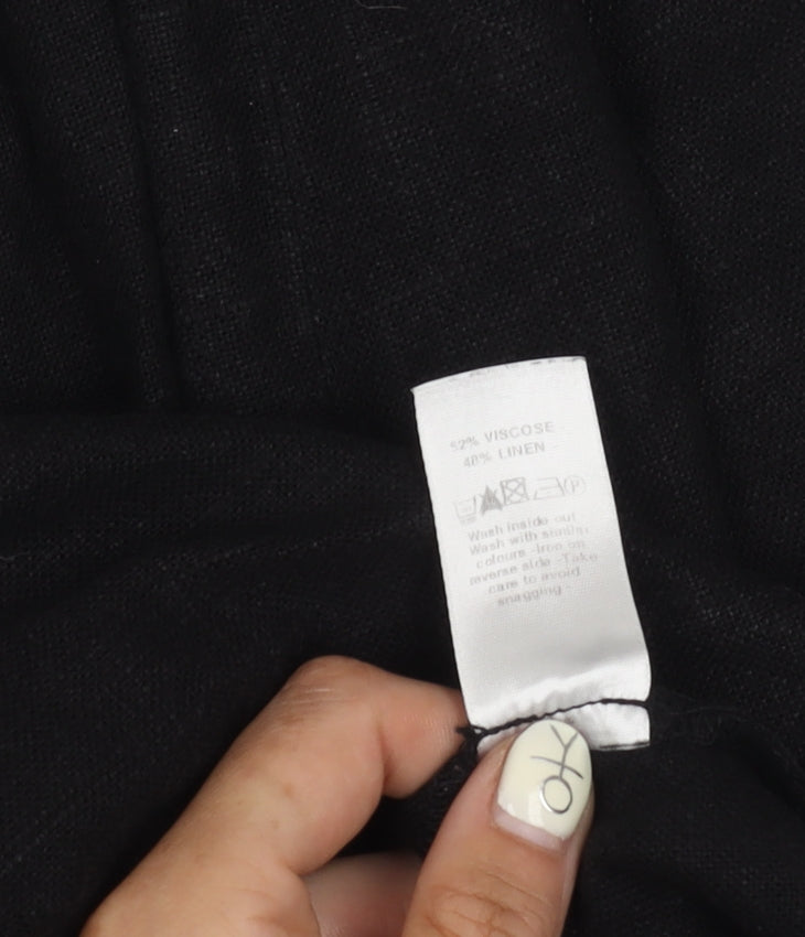 Wallis Women's Black Sleeveless Dress Size 12