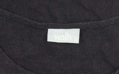 Wallis Women's Black Sleeveless Dress Size 12