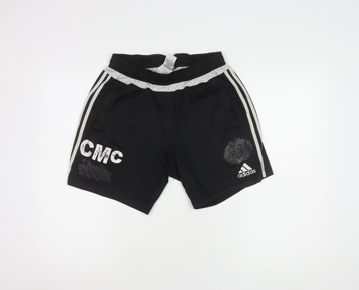 Adidas Men's Black Athletic Shorts, Size M