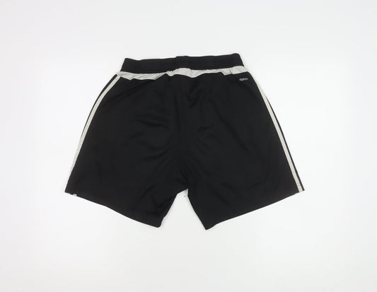 Adidas Men's Black Athletic Shorts, Size M