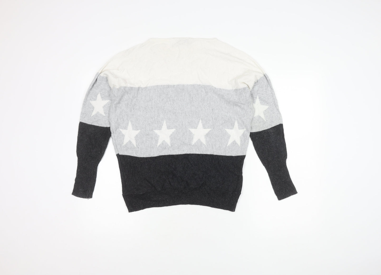 Womens UK Size XS Mint Velvet Grey Pullover Jumper