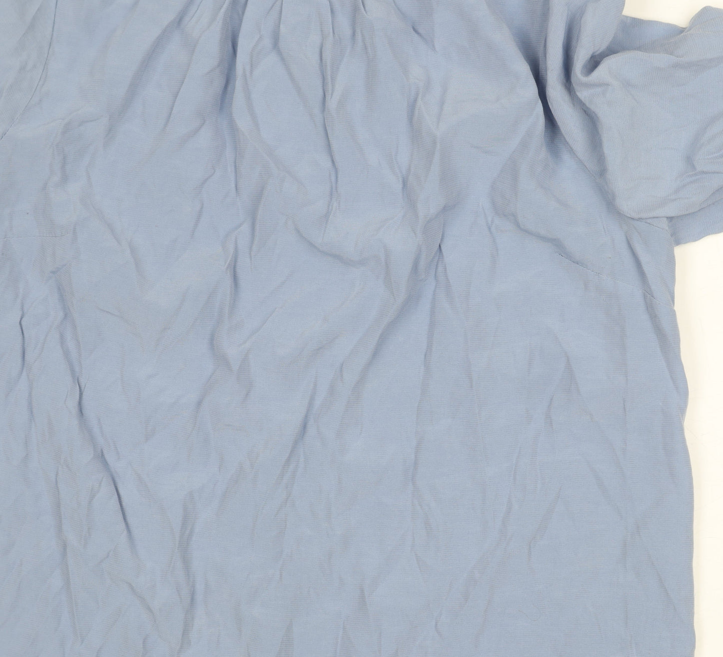 Womens UK Size 6 Warehouse Blue Basic Blouse
