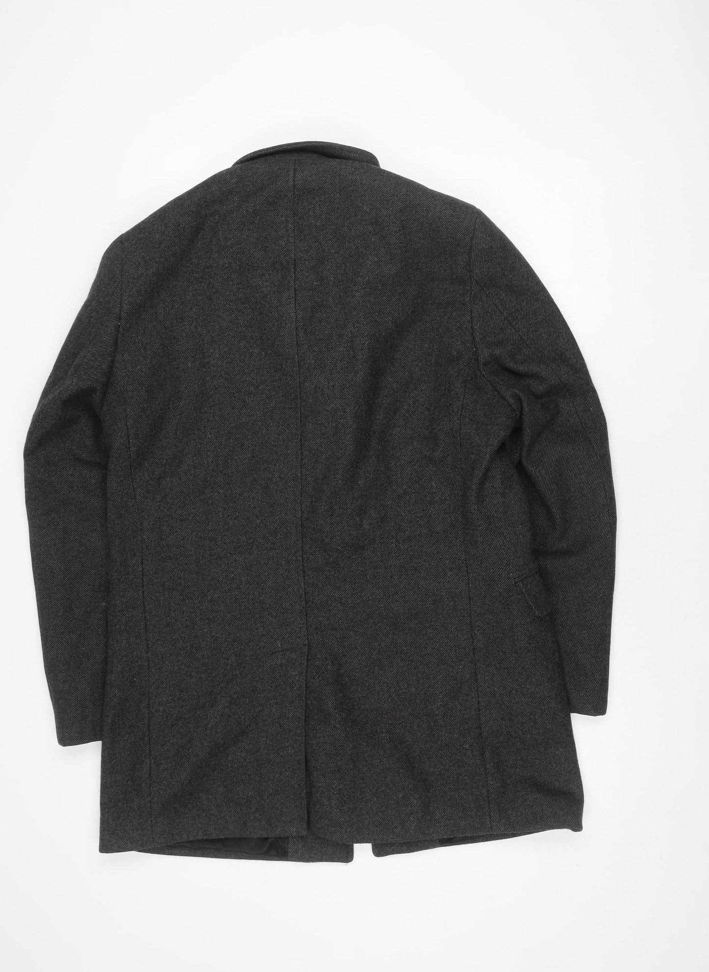 Mens UK Size 50 Mario Conti Grey Overcoat